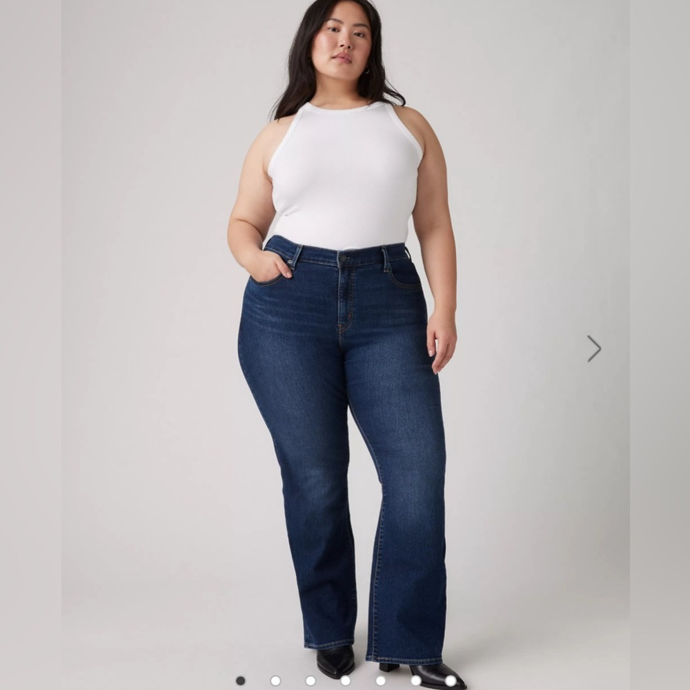 Levi's Dark Blue High Rise Bootcut Women's Jeans